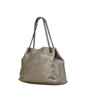 Gucci Bag Shoulder Soho Leather GG Chain Gold Interlocking